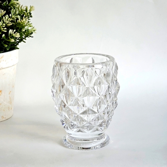 Crystal Votive Pineapple Candle Holder Royal Limited Very Nice - Picture 1 of 6